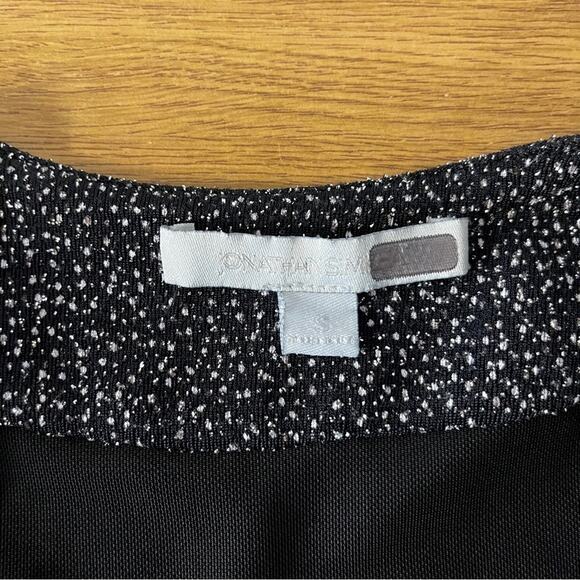 Jonathan Simkhai Twist Front Glitter top black - S - Picture 12 of 13